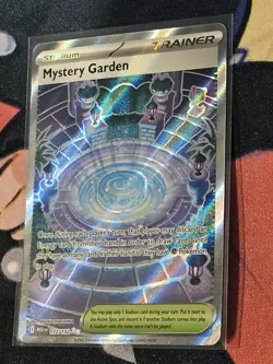 Pokemon TCG Mystery Garden Trainer Card Holo Rare NM 172/132 Mega Evolution - Image 2