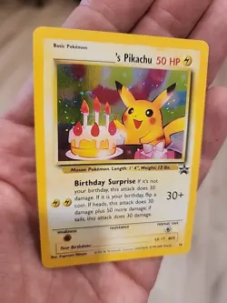 Pokemon Trading Card Game Birthday Pikachu Promo Card 24/25 - Image 1