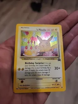 Pokemon Trading Card Game Birthday Pikachu Promo Card 24/25 - Image 3