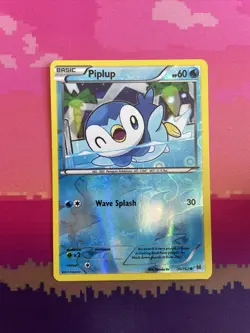 Pokemon Card Piplup Breakthrough Reverse Holo 36/162 Near Mint - Image 1