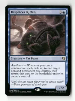 Displacer Kitten Commander Legends: Battle for Baldur's Gate #63 Rare - Image 1