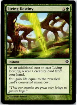 Living Destiny Magic_the_gathering Rise of the Eldrazi Lightly played - Image 1