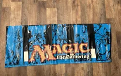 MAGIC THE GATHERING RETAILER DOUBLE SIDED DISPLAY BANNER 4FT x 1 1/2FT - Image 1