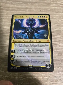 Nicol Bolas, Dragon-God War of the Spark Non-Foil Regular MTG NM - Image 1