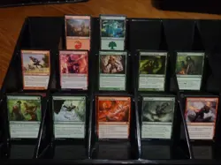 Magic the gathering Casual Deck, Red/Green Heroic Pauper Deck - Image 1