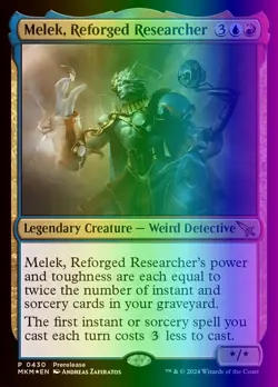 MTG Melek, Reforged Researcher (430/462) Murders at Karlov Manor NM FOIL - Image 1