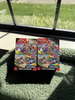 Pokemon Mega Evolutions Booster Bundles x2 - New Sealed - Image 1