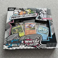 Pokemon TCG Black Bolt & White Flare Unova Poster Collection Sealed✅🚚 - Image 1