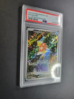 Magikarp 203/193 Pokemon TCG S&V Paldea Evolved Illustration Rare Holo PSA 9 - Image 3