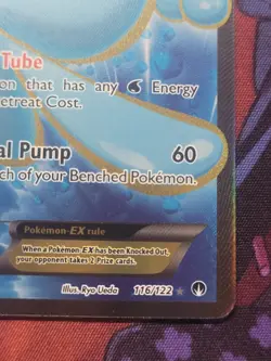 Pokemon Karte Manaphy EX 116/122 Full Art Ultra Rare XY BreakPoint Near Mint - Image 3