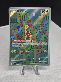 2025 Pokemon Mega Evolutions SHUCKLE 136/132 Illustration Rare - Image 1