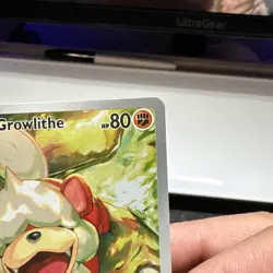 Pokemon TCG Hisuian Growlithe 181/167 Twilight Masquerade Illustration Rare NM - Image 5