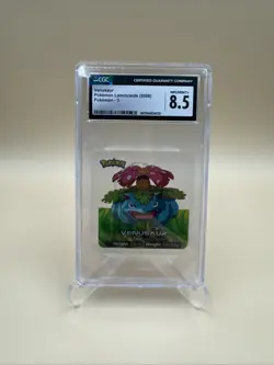 Venusaur 2006 Pokemon Lamincards #3 Edibas Nintendo English Game Freak CGC 8.5 - Image 1