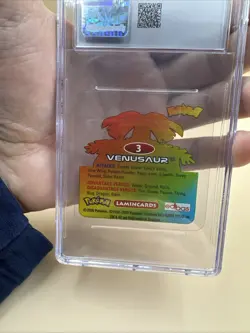 Venusaur 2006 Pokemon Lamincards #3 Edibas Nintendo English Game Freak CGC 8.5 - Image 4