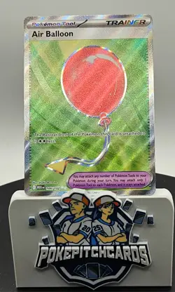 Air Balloon 166/132 Me01: Mega Evolution Holo Free Shipping Pokemon NM - Image 2