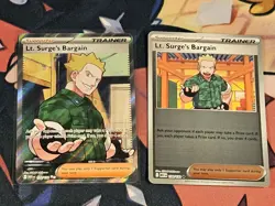 Pokemon TCG Mega Evolutions Lt. Surge's Bargain Ultra Rare 170/132 - Image 1