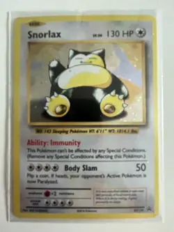 Snorlax XY179 Promo Holo Excellent Condition Black Star Promo - Image 1