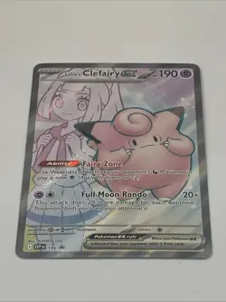 Lillie’s Clefairy EX SVP 195 Pokemon TCG: Scarlet & Violet - Black Star Promo - Image 2