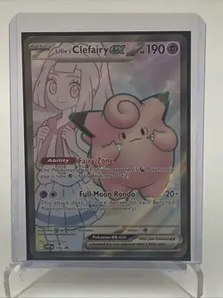 Lillie’s Clefairy EX SVP 195 Pokemon TCG: Scarlet & Violet - Black Star Promo - Image 5