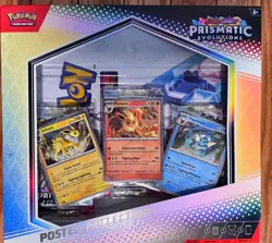 Pokemon TCG SV8.5 Prismatic Evolutions Poster Collection Box NEW - Image 1