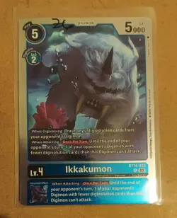 Digimon Card - (NM) Ikkakumon BT14-023 - Bandai - Image 1