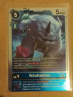 Digimon Card - (NM) Ikkakumon BT14-023 - Bandai - Image 1