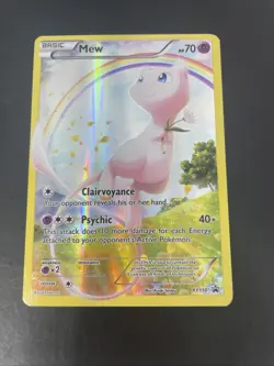 Mew XY110 Promo Pokemon Card TCG 2016 Full Art - Image 1
