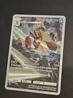 Scizor 180 Pokemon TCG Pocket Wisdom Of Sea And Sky Textured Fanart Card - Image 2