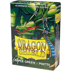 Dragon Shield Matte Apple Green Japanese Card Sleeves [60 Count] - Image 1