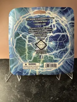 Pokemon TCG Lightning Set Packs 4 Booster Packs with Bonus Card Each - Image 2