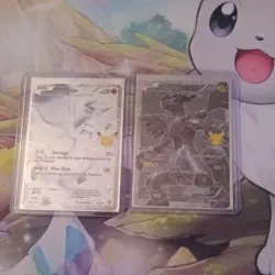 Zekrom & reshiram Pokemon Celebrations set Classic Collection Card NM - Image 1
