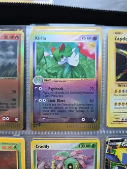 Kirlia Pokemon Card Ex 2003 40/100 Ruby & Sapphire Reverse Holo Near Mint Rare - Image 1