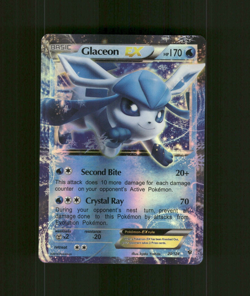 Custom Holo GLACEON Card GLACEON EX Card READ DESCRIPTION BELOW z1 - Image 1