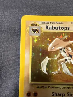 Kabutops - 9/62 - Pokemon Fossil Unlimited Holo Rare Card WOTC LP - Image 2