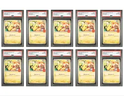 10 Set PSA 10 Pikachu PROMO 020/M-P McDONALDS Pokemon Card Sequential 2025 - Image 1