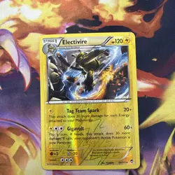 Pokemon card - Electivire Reverse Holo - XY Furious Fists 30/111 - LP - Image 1