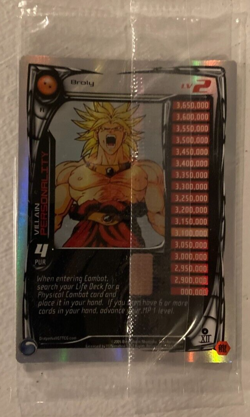 Broly Lv2 Hi-Tech Foil Promo #F1 Limited Dragon Ball Z/GT (Score) DBZ Card UR - Image 1