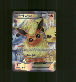 Custom Holo Flareon Card Flareon EX Card READ DESCRIPTION BELOW z1 - Image 1