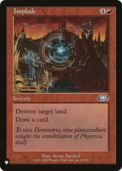 Implode - Light Play MTG The List - Image 1