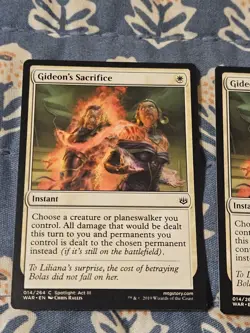 Gideon's Sacrifice x2 (14/330) War of the Spark MTG Magic the Gathering - Image 2