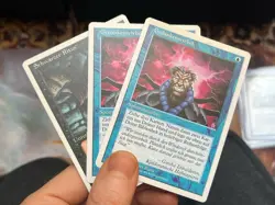 2x GERMAN Brainstorm (NM) + 1 Dark Ritual (MP) 1997 Fifth Edition • Mtg (1908) - Image 1