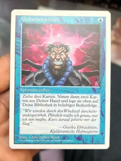2x GERMAN Brainstorm (NM) + 1 Dark Ritual (MP) 1997 Fifth Edition • Mtg (1908) - Image 2