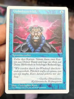 2x GERMAN Brainstorm (NM) + 1 Dark Ritual (MP) 1997 Fifth Edition • Mtg (1908) - Image 4
