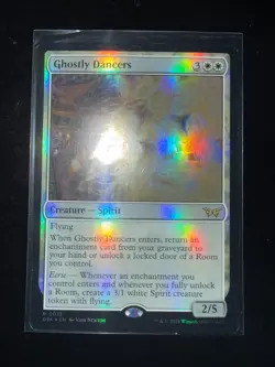 Ghostly Dancers DSK Duskmourn MTG 13 FOIL RARE M/NM - Image 1