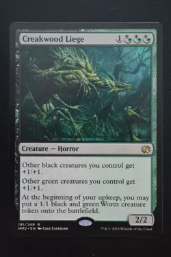 Magic The Gathering MTG CREAKWOOD LIEGE Modern Masters 2015 LP Lightly Played - Image 1