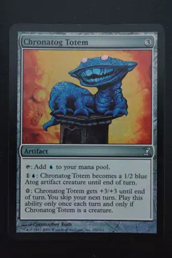 Magic The Gathering MTG CHRONATOG TOTEM FOIL Time Spiral LP Lightly Played - Image 1
