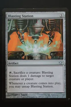Magic The Gathering MTG BLASTING STATION Fifth Dawn HP Damaged - Image 1
