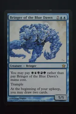 Magic The Gathering MTG BRINGER OF THE BLUE DAWN Fifth Dawn LP Lightly Played - Image 1