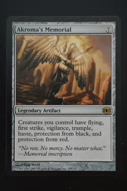 Magic The Gathering MTG AKROMA'S MEMORIAL Future Sight LP Lightly Played - Image 1