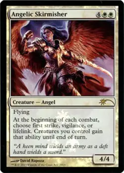 Magic The Gathering MTG ANGELIC SKIRMISHER FOIL Gatecrash NM Near Mint - Image 1